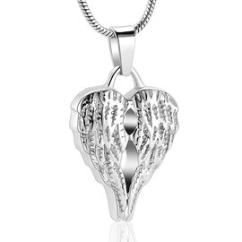 Ashanger Duo veer hart zilverkleurig RVS