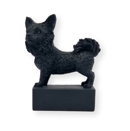 Urn Hond chihuahua mat zwart (0,04L) 