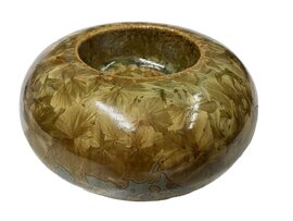 Keramische mini urn waxinelichthouder kristal lak (0,05L)