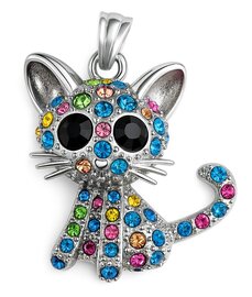 Ashanger kleurrijke kat (opruiming)