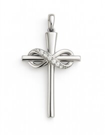 Ashanger kruis met steentjes (opruiming)