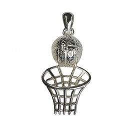 Ashanger Basketbal zilver 925 (opruiming)