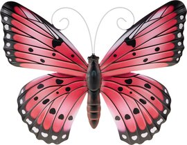 Grafdecoratie Vlinder roze 