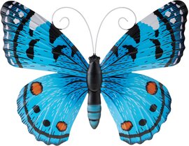 Grafdecoratie Vlinder lichtblauw