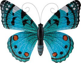 Grafdecoratie Vlinder donkerblauw