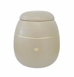 B-keus: Keramische urn Full of Love ivoor (2,3L)